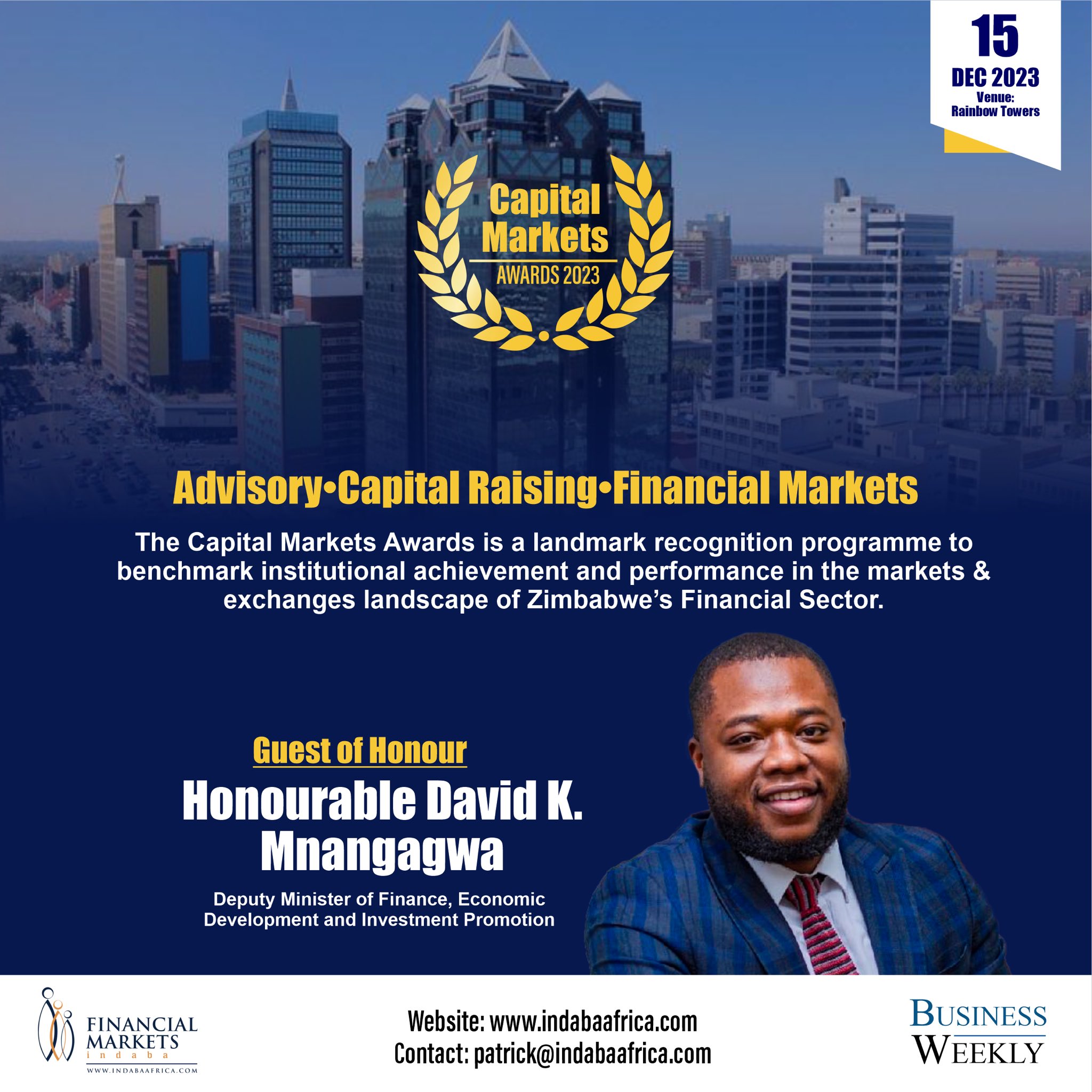 Morgan & Co 2023 Capital Markets Award recognition